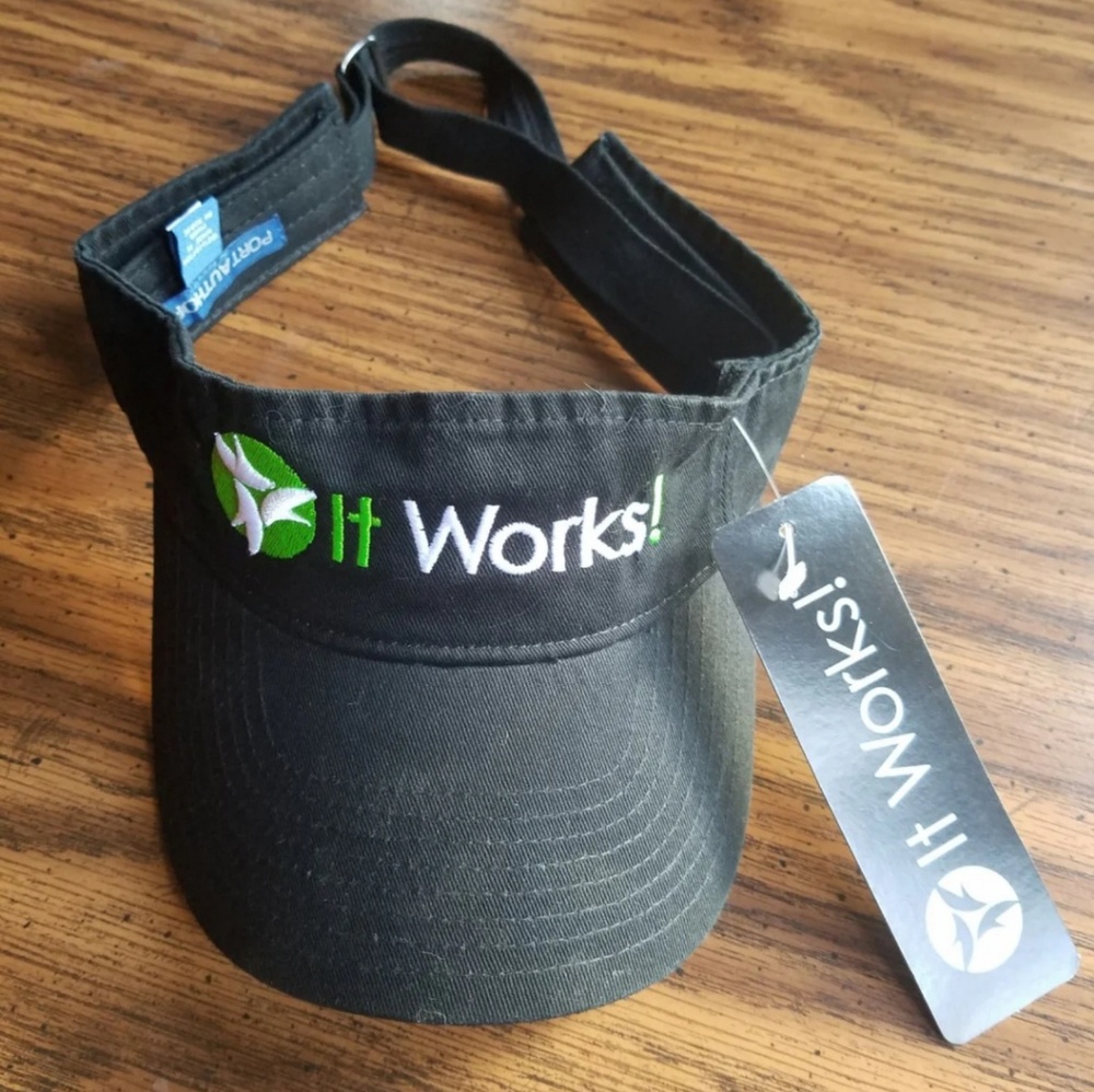 NWT- IT WORKS! VISOR HAT